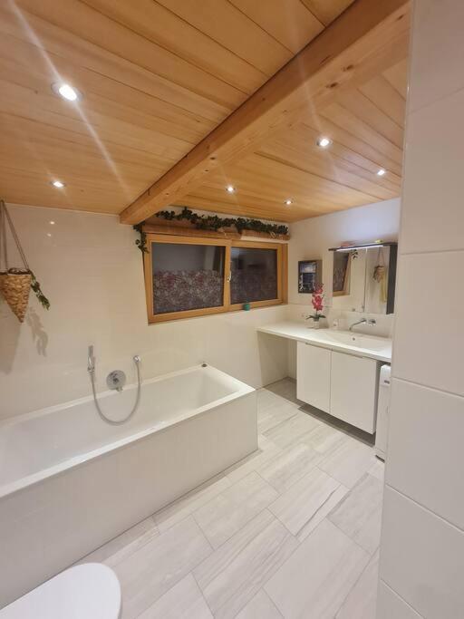 Grosszuegige Ferienwohnung Am Skigebiet Boedele Mit Rheintalblick Dornbirn Bagian luar foto